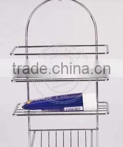 2 Tier Iron Wire Bathroom Hanging Wire Rack Display Rack thumbnail-2
