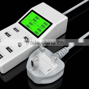 8 Multi-Port USB Charging Station Wall Travel Charger USB Socketet thumbnail-4