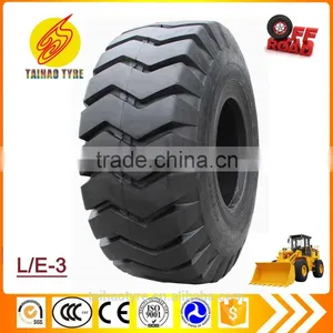 China Factory L/E-3 off the Road Tyres OTR Tyres Loader Tyres 1300X24 1400X24 15.5X25 17.5X25 20.5X25 23.5X25 26.5X25 thumbnail-1