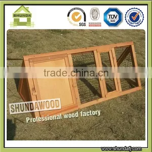 Luxury Small Wooden Rabbit Hutch thumbnail-1