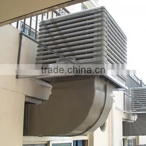 Water Cooled Industrial Fan Evaporative Air Conditioner With Cooling Pad Water Air Cooler thumbnail-1