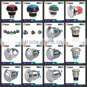 12mm 16mm 19mm 22mm or 25mm Push Button Switch Waterproof thumbnail-5