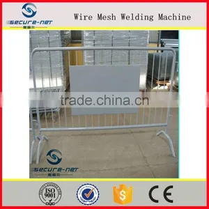 Portable Temporary Fence Pedestrian Crowd Control Barriers for Road Side Use thumbnail-1