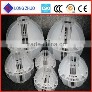 High Quality Plastic Polyhedral Hollow Ball For Exhaust Gas Purification Tower Use/ Muti-faced Hollow Ball thumbnail-1