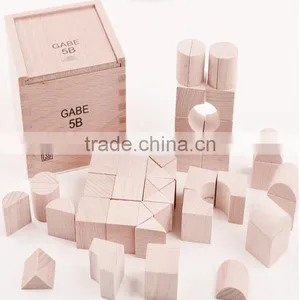 Froebel Baby Kids Toys Creativity Developing Wooden Cube Gabe 5B Learning Educational Preschool Training thumbnail-3