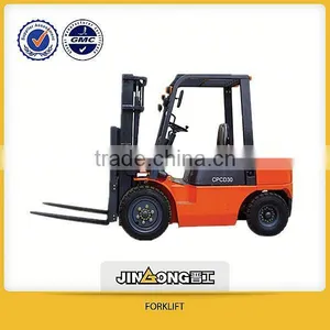 Mini Forklift 3 Ton CPCD30, Small Diesel Forklift With A490bpg Engine for Sale thumbnail-1