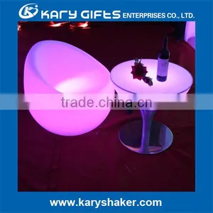 Led Illuminated Table Light up Event Furniture Disco Ktv dj Round Glow Top Poseur Table thumbnail-2