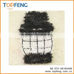 Christmas Tinsel Black and White Snowman/Christmas Tinsel Garland/ornament Christmas thumbnail-2