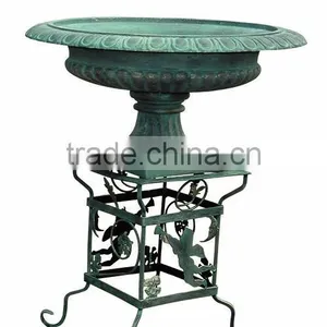 Indoor Cast Iron Flower Pot Decorative Flower Pot for Home and Hotel thumbnail-2