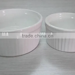Set of 2pcs Ceramic Dish With Solid Color thumbnail-1