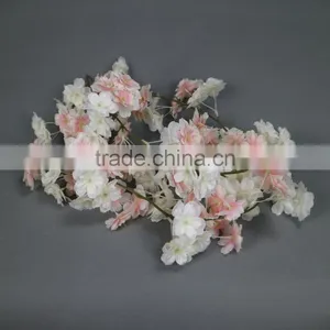 Artificial Colourful Cherry Blossom Garland for Window Display thumbnail-1