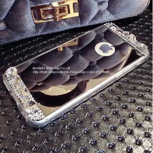 Luxury Diamond Mobile Phone Cases for IPhone7/7Plus/6/6s/6plus/6splus Mirror Surface Cell Phone Case Silicone Soft Cover thumbnail-3