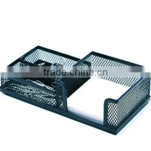 Black Metal Mesh Office Desk Note Stationery Clip Holder thumbnail-2