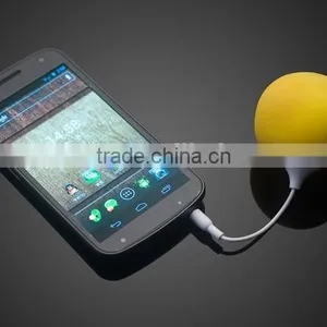 2016 Hot Selling Portable Sponge USB Mini Ball Speaker With 3.5mm Jack Audio Cable for All Mobile Phone, Laptop Etc thumbnail-4