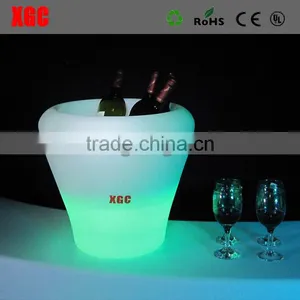 Bar and Club Led Glow Plastic Ice Bucket, PE Made Ice Bucket GH206 thumbnail-1