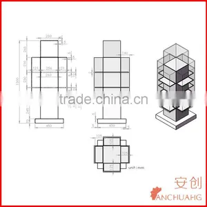 High Quality Acrylic Showcase Refrigerators-supermarket Showcase Refrigerators thumbnail-1