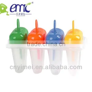 2095 New Plastic Home Ice Lolly Mould With 4 Cells thumbnail-1