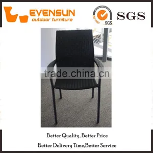 Chair PE Rattan Stackable Chairs For Sale thumbnail-1