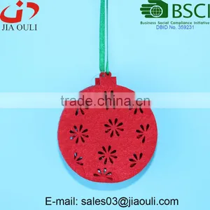 BSCI Audit Factory Hot Sale Christmas Decorations Non-woven Fabric With LED Hanging Christmas Ball thumbnail-1
