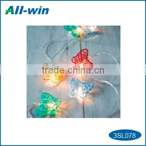 Attractive Butterfly-shaped Solar Light With 10pcs White LED, Cyrstalline LED Light With Solar Panel Christmas Lights Fairy Ligh thumbnail-1