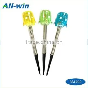 Colorful Solar Light With White Super Bright LED, PP and Stainless Steel Garden Solar Light thumbnail-1