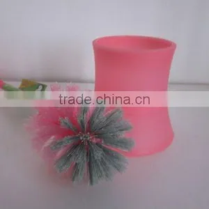 Plastic Small & Convenient Toilet Brush Holder With Different Colour thumbnail-1