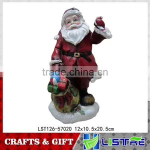 Handmade Resin Home Decoration Christmas Ornamenta Crafts Santa Claus thumbnail-1