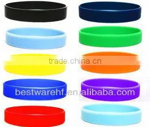 Glowing in Dark Adult Size Silicone Wristbands thumbnail-4