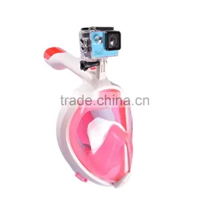 Full Face Snorkel Mask - Easybreath Snorkeling Mask Surface Scuba Diving Goggles Swimming Kit - 180 View Anti Fog - Detachable thumbnail-5