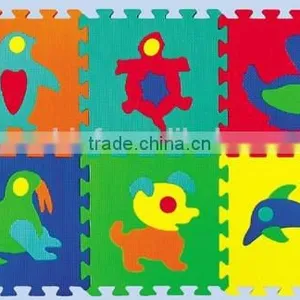 Non-toxic, Durable Baby EVA Foam Puzzle Mat - Animals, Numbers, Fruits, Vehicles, Geo Shapes thumbnail-2
