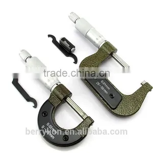 Berrylion High Quality Micrometer Stainless Steel Micrometer 0-25mm Micrometer thumbnail-1