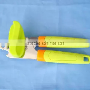 Stainless Steel Can Opener,yellow & Orange Handle thumbnail-1