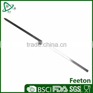 Long Stainless Steel Flat Kebab Skewers thumbnail-1