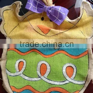 Creative Christmas Items Burlap Sign Bird Shape thumbnail-1