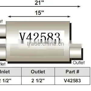 Exhaust Magnaflow Muffler thumbnail-2