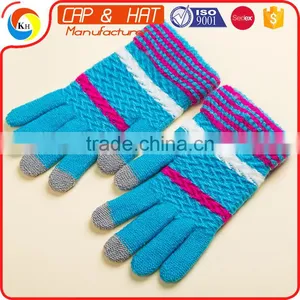 Hight Quality Newgift Touch Screen Glove Customized Knitted Winter Touch Screen Glove thumbnail-3