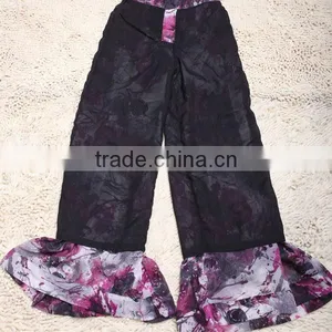 New Arrival Fashion Summer Floral Print Ladies Chiffon Culotte Pants thumbnail-5