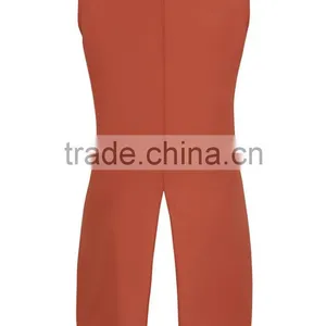 Body Building SinglesTall Split Back Crepe Vest Womens Singlet Vests thumbnail-5