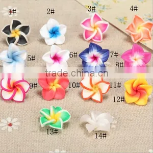 Diy Handmade Flower Clay Charms for Women Earrings Pendant Cheap Clay Jewelry Accessories for Kerean Style Earrings thumbnail-3