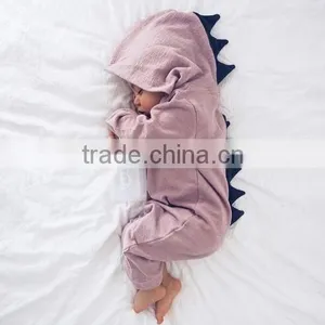 Hallowmas Fancy Baby Clothes Romper Long Sleeve Dinosaur Kids Pajamas Customized thumbnail-1