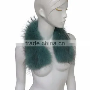 Myfur Ladies Fashionable Genuine Raccoon Customized Fur Collar Silver Fox Fur thumbnail-4