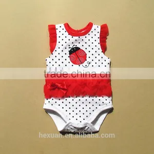 Wholesale Newborn Baby Summer Vest Clothes Baby Romper for Infant and Toddler thumbnail-3
