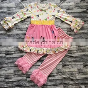 Toddler Girl Boutique Outfits Kids Winter 2017 Clothing Sets Kid Clothes thumbnail-1