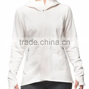 Women's Hybrid Training Jacket Fleece Sweatshirt For Women Zipper Jacket Sweatshirt With Hood thumbnail-4