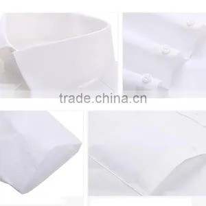 The New 2016 Summer Men's Short Sleeve Shirts Business Professional Tooling No-iron White Stripe Shirts Han Edition thumbnail-2