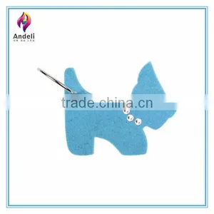 Delicate Gift Felt Dog Cartoon Keychain Bag Pendant Key Ring thumbnail-3