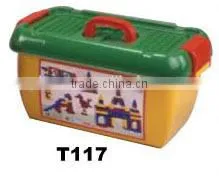 300pcs Wisdom PS Building Block With Bucket Set thumbnail-1