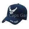 Cool Blue Strip Heavy Brushed Cotton Military Baseball Caps Embroidered , Personalized Printed thumbnail-1
