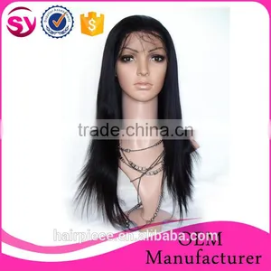 New Product Remy Brazilian Human Hair Wig Glueless Lace Front Wig Unprocessed Virgin Hair Full Lace Wig With Baby Hair thumbnail-1
