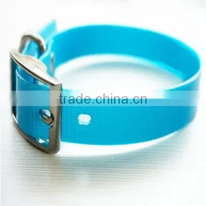 TPU Coated Nylon Webbing Dog Collars thumbnail-1